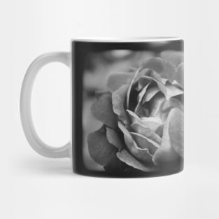 Vintage rose on a black and white film Mug